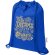 Bolsa con cuerdas Peru Blend de algodón reciclado GRS 5L Azul real detalle 25