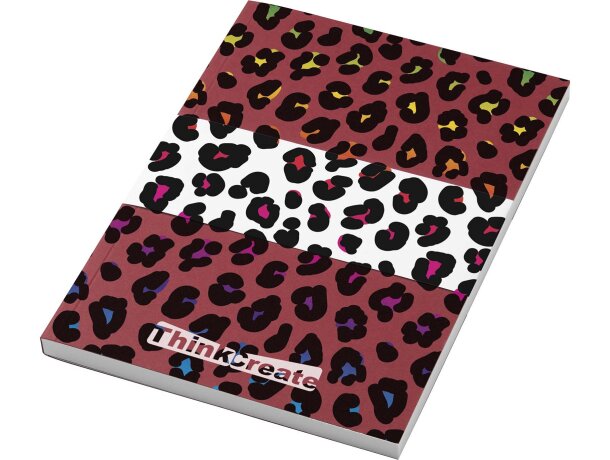 Cuaderno Novella Austen A5 tapa blanda 100 hojas papel FSC Rojo detalle 7