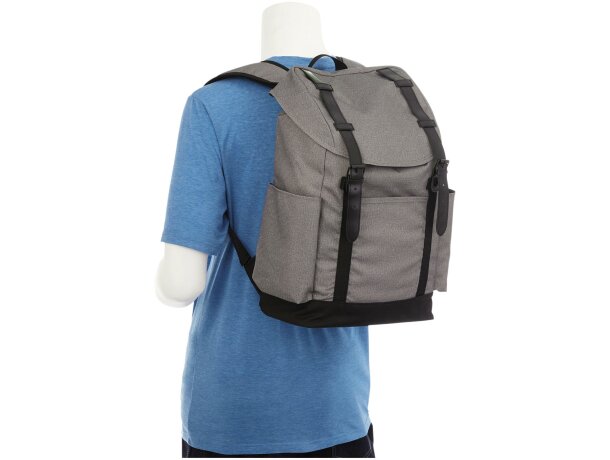 Mochila para portátil de 16 20L Thomas Gris mezcla/negro intenso detalle 3