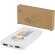 Batería externa Adhil de plástico reciclado 10000 mAh Blanco detalle 8