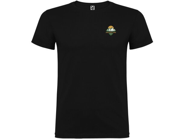 Camiseta infantil Beagle Roly de algodón con cuello redondo Negro intenso detalle 4
