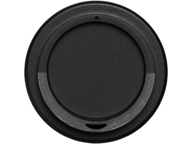 Vaso térmico Americano 350 ml con aislamiento de doble pared Plateado/negro intenso detalle 75