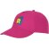 Gorra promocional de 5 paneles con impresión personalizada Magenta detalle 14