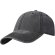 Gorra lavada de 6 paneles Grafton con algodón reciclado Negro intenso
