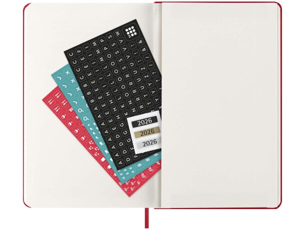 Agenda diaria Moleskine con tapa dura y cierre elástico 2026 detalle 9
