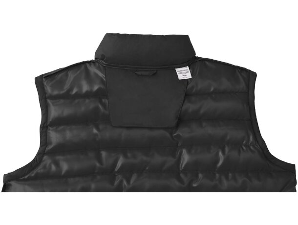 Chaleco aislante reciclado Pallas con cremallera para mujer Negro intenso detalle 15