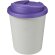 Vaso reciclado de 250 ml con tapa antigoteo Americano® Espresso Eco Blanco/morado