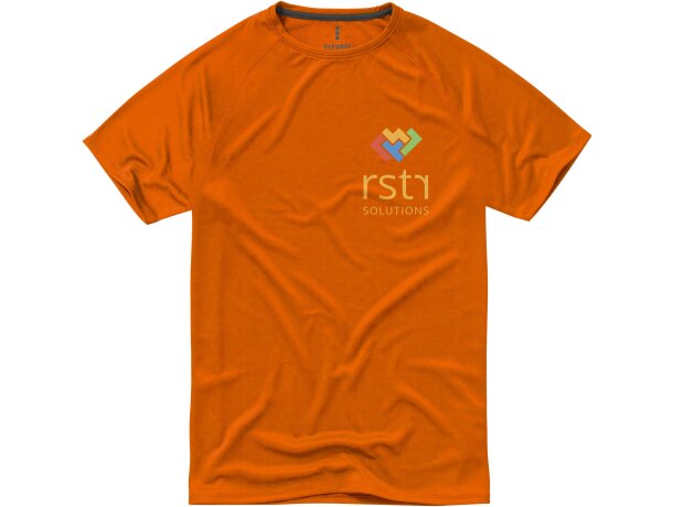 Camiseta ténica Niagara de Elevate 135 gr economica naranja