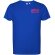 Camiseta manga corta infantil Estoril Roly poliéster reciclado Azul real detalle 19