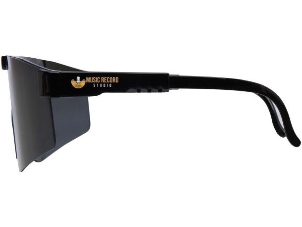 Gafas sol deportivas Ward de plástico reciclado negro Negro intenso detalle 1