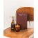 Set Wellmark Discovery dispensador jabón 250 ml con vela 150 g Granate detalle 9