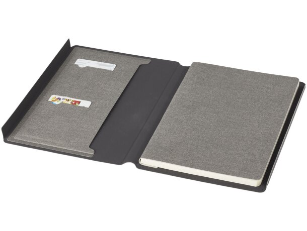 Organizador Notu papel certificado FSC con poliéster reciclado Gris detalle 5