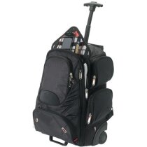 Mochila con ruedas para portátil de 17 personalizada negro intenso Mochila con ruedas para portátil de 17 personalizada negro intenso