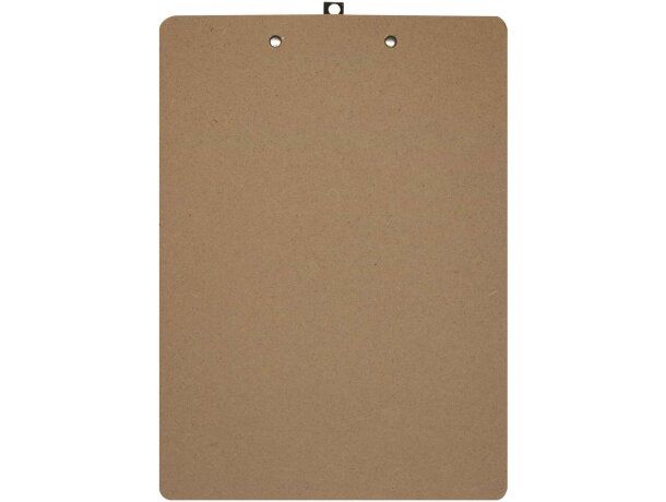 Portapapeles madera prensada Platu con clip metálico Natural detalle 3