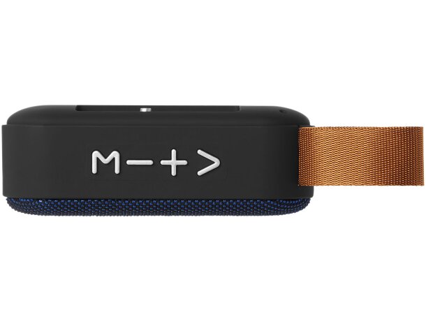 Altavoz Bluetooth Fashion con rejilla de tela tejida Azul real detalle 12