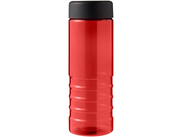 Bidón 750ml Eco Treble con tapa rosca plástico oceánico reciclado Rojo/negro intenso detalle 23