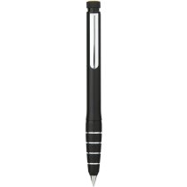 Bolígrafo con subrayador extraíble personalizado negro primario Bolígrafo con subrayador extraíble personalizado negro primario