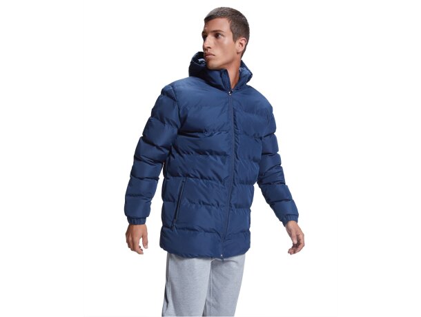 Parka aislamiento unisex Nepal Roly resistente agua y viento Azul marino detalle 5