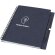 Libreta mediana con espiral y lápiz Luciano Eco Azul oscuro detalle 5