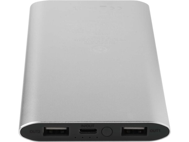 Batería externa inalámbrica Juice 8000 mAh aluminio reciclado Plateado detalle 24