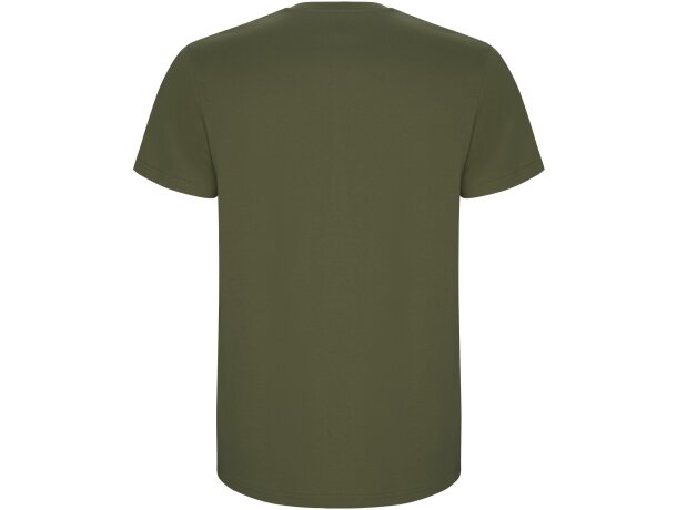 Camiseta manga corta hombre Stafford Roly algodón 190 g/m² Verde militar detalle 42