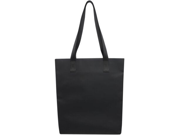 Bolsa tote Turner GRS de poliuretano reciclado con certificación Negro intenso detalle 2