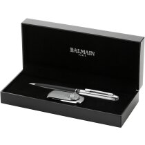 Set para regalar de bolígrafo en acero y memoria usb personalizada plata Set para regalar de bolígrafo en acero y memoria usb personalizada plata