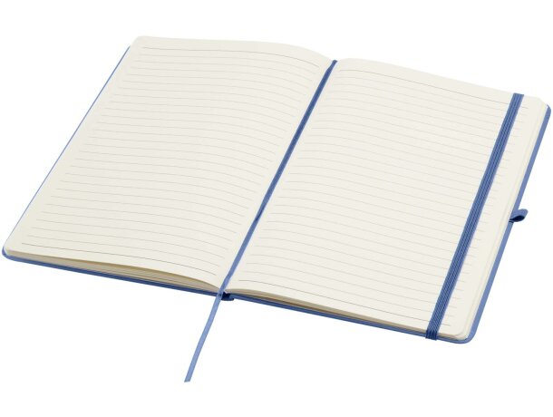 Libreta tapa dura A5 Spectrum Plus con papel certificado FSC Azul real detalle 21