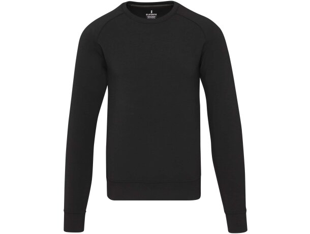 Jersey deportivo unisex Yukon negro con punto entrelazado Negro intenso detalle 2