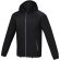 Chaqueta ligera impermeable hombre Dinlas con capucha enrollable Negro intenso