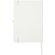 Libreta A5 Teak con tapa dura de tacto suave reciclado Blanco detalle 8