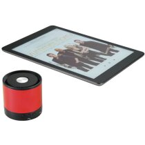 Altavoz de aluminio con micro personalizado rojo Altavoz de aluminio con micro personalizado rojo