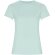 Camiseta mujer algodón orgánico entallada Golden Roly Verde menta