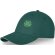 Gorra con ribete de 6 paneles Darton Verde bosque detalle 26