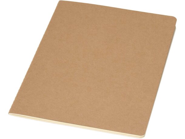Libreta kraft A5 Slyk con papel certificado FSC Natural detalle 4