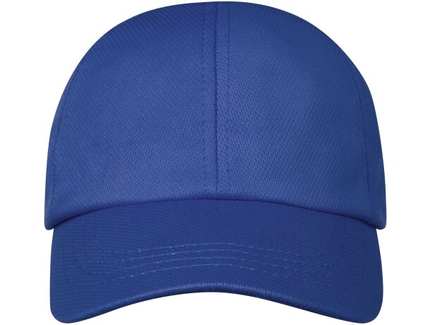 Gorra fit fresca de 6 paneles Azul detalle 10