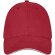 Gorra con ribete de 6 paneles Darton Rojo detalle 7