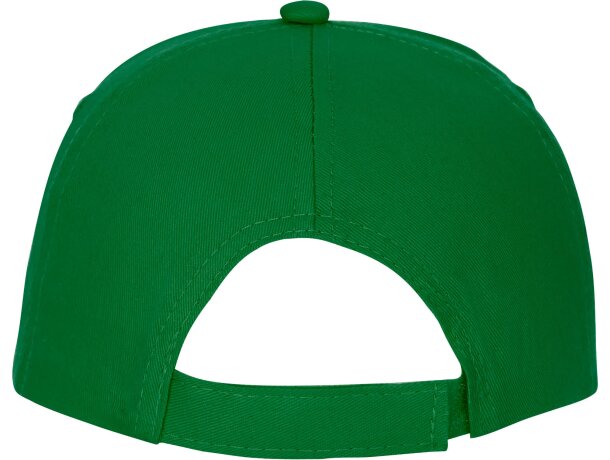 Gorra promocional de 5 paneles con impresión personalizada Verde helecho detalle 58