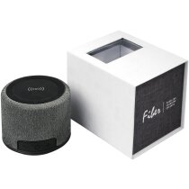 Altavoz Bluetooth® con base de carga inalámbrica Fiber