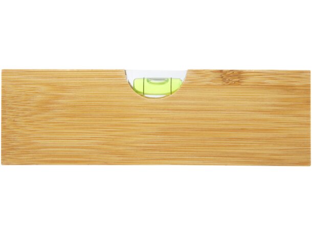 Nivel de burbuja en bambú Flush con abrebotellas integrado Natural detalle 2