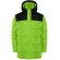 Chaqueta acolchada infantil Tallin Roly con capucha fija Lima/negro intenso