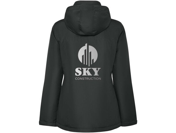 Parka acolchada America de Roly para mujer en poliéster reciclado detalle 8