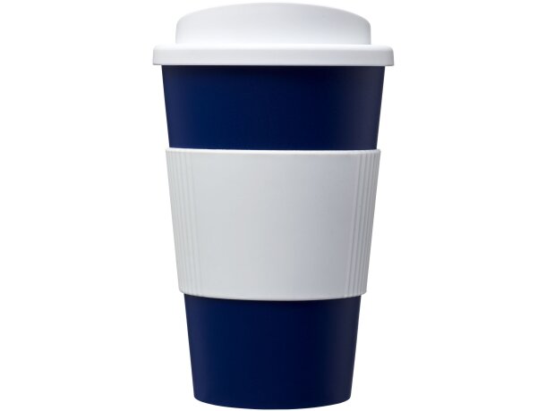 Vaso térmico 350ml con agarradera Americano Azul/blanco detalle 58