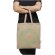 Bolsa tote Aware Pheebs de algodón y poliéster reciclado Natural detalle 6