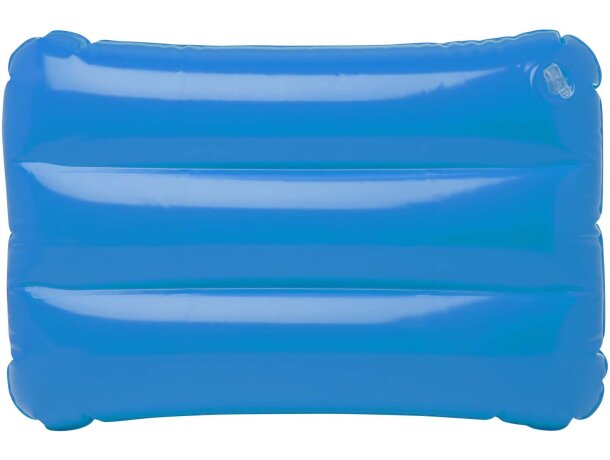 Almohada hinchable para playa Sunny en PVC resistente al agua Azul detalle 2