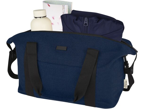 Bolsa deportiva Joey lona reciclada GRS 25 litros Azul marino detalle 11