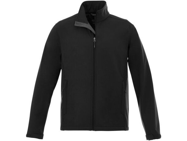 Chaqueta softshell Maxson hombre impermeable transpirable Negro intenso detalle 30