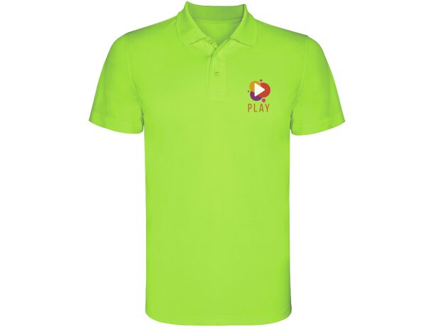Polo deportivo transpirable Monzha Roly hombre piqué poliéster Lima detalle 29