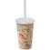 Vaso de plástico de pp reciclado de tapa