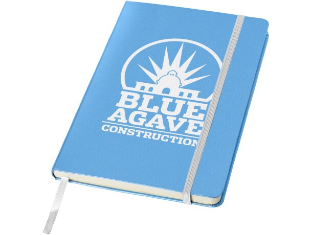 Cuaderno con cierre de banda elástica Azul claro detalle 7